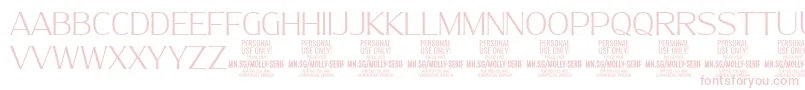 MollySerifN Th PERSONAL Font – Pink Fonts
