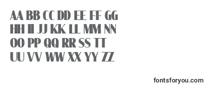 Review of the MollySerifXC Bl PERSONAL Font