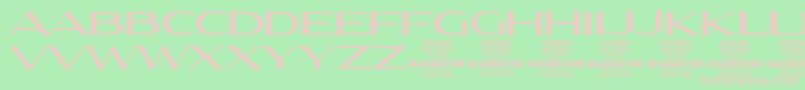 MollySerifXE Me PERSONAL Font – Pink Fonts on Green Background