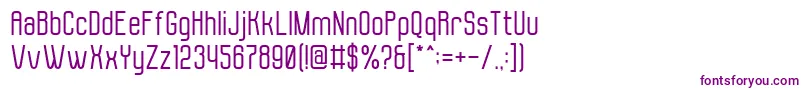 Molor Font – Purple Fonts on White Background