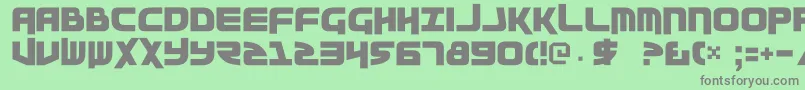 moltors Font – Gray Fonts on Green Background