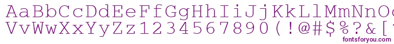 Cougel Font – Purple Fonts on White Background