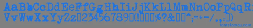 MomРѕt    Font – Blue Fonts on Gray Background