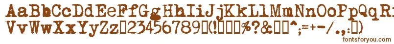 MomРѕt    Font – Brown Fonts on White Background