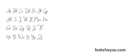 Monalisa Monoline Script Font