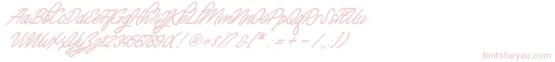 Monalisa Script Demo Font – Pink Fonts
