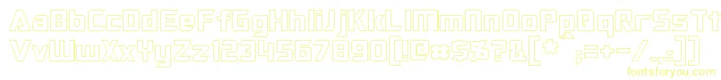 OptimusHollow Font – Yellow Fonts