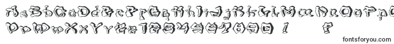 Mondrongo Trash-Schriftart – Schriftarten, die mit M beginnen