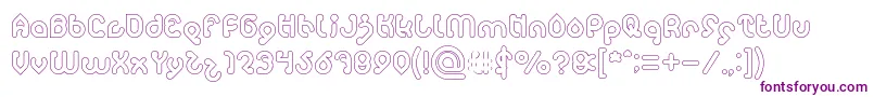 monica Hollow Font – Purple Fonts