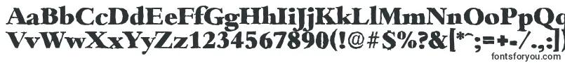 Шрифт BambergantiqueHeavyRegular – объёмные шрифты