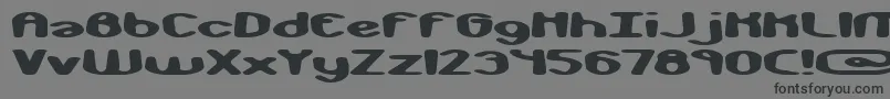Шрифт monkphon – чёрные шрифты на сером фоне