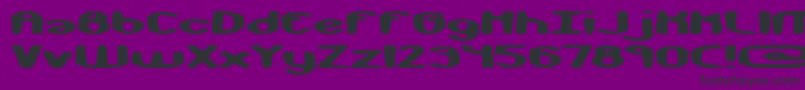 monkphon Font – Black Fonts on Purple Background