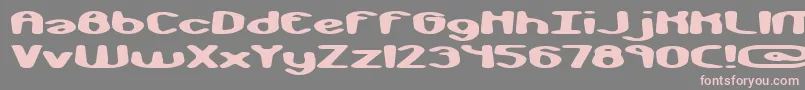 Шрифт monkphon – розовые шрифты на сером фоне