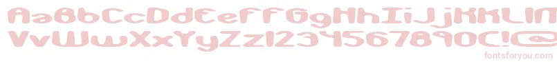Шрифт monkphon – розовые шрифты на белом фоне
