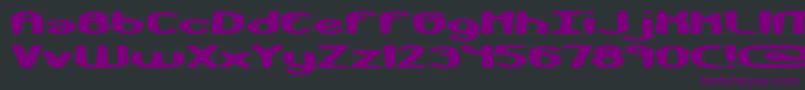 Шрифт monkphon – фиолетовые шрифты на чёрном фоне