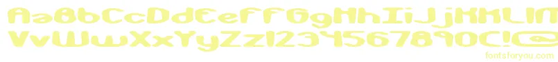 Шрифт monkphon – жёлтые шрифты