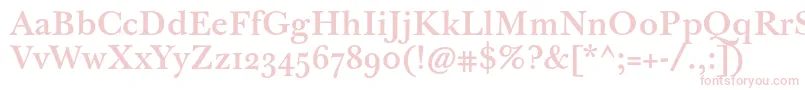 Jbaskervilletmed Font – Pink Fonts on White Background