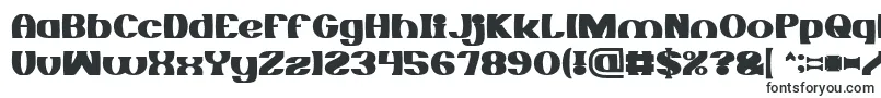MONOCHROME Bold-fontti – leveät fontit