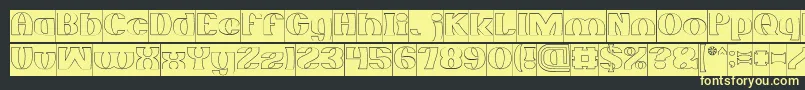 More about MONOCHROME Hollow Inverse Font MONOCHROME Hollow Inverse Font – Yellow Fonts on Black Background