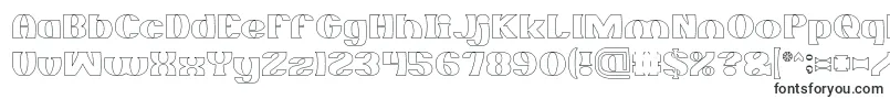Шрифт MONOCHROME Hollow – шрифты, начинающиеся на M