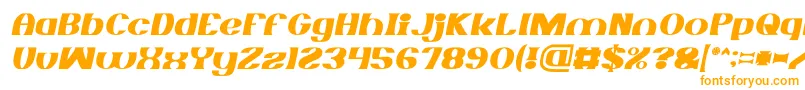 MONOCHROME italic-fontti – oranssit fontit