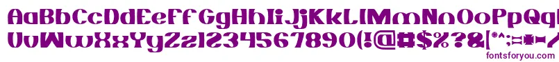 MONOCHROME Font – Purple Fonts on White Background