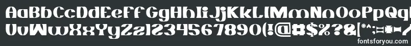 Шрифт MONOCHROME – белые шрифты на чёрном фоне