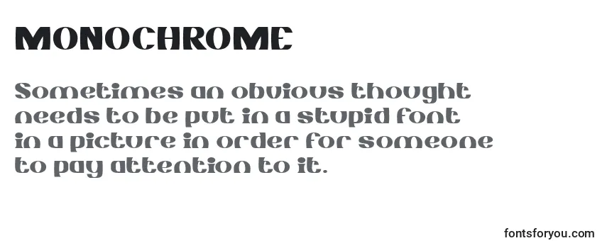 MONOCHROME (134777) Font