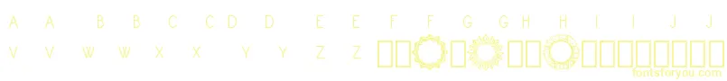 Police Monogram Framer Demo – polices jaunes