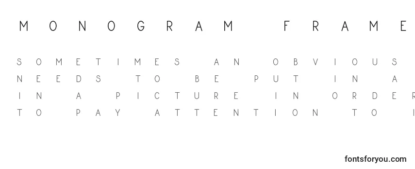 Monogram Framer Demo (134780)-fontti