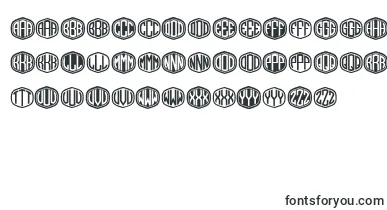 Monograma font – Fonts For Initials