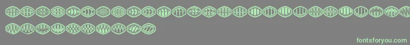 Подробнее о шрифте Monogramus Шрифт Monogramus – зелёные шрифты на сером фоне
