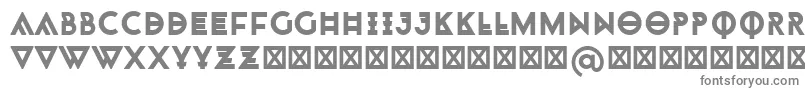Monohipster Font – Gray Fonts on White Background