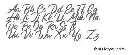 Monopola Script DEMO-fontti