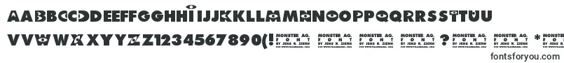 Fonte Monster AG – fontes sem serifa