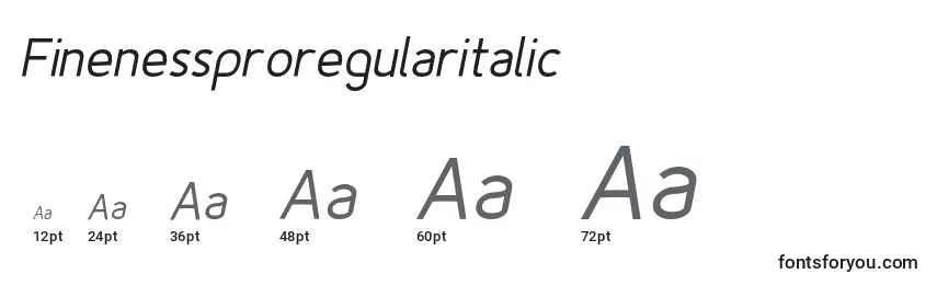 Finenessproregularitalic Font Sizes
