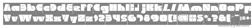 MONSTER ROCK Inverse Font – Gray Fonts