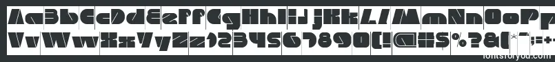 MONSTER ROCK Inverse Font – White Fonts