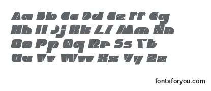 MONSTER ROCK Italic-fontti