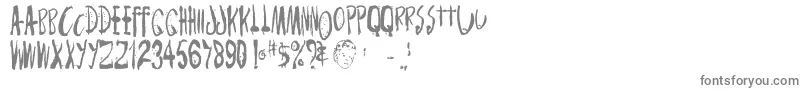 Шрифт Monsterchild – серые шрифты