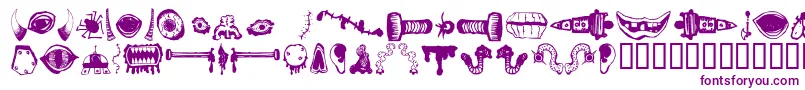 MonsterMasher-fontti – violetit fontit