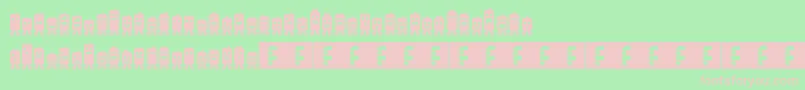 monsterz Font – Pink Fonts on Green Background