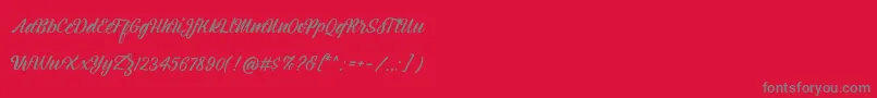 En savoir plus sur la police Montagne Script Free Demo Police Montagne Script Free Demo – polices grises sur fond rouge