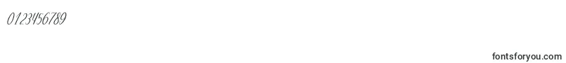 Fonte montalia script – fontes para números e dígitos