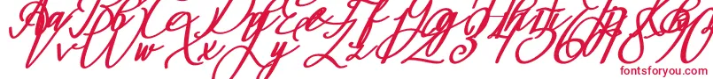 fuente Montapallier BOLD ITALIC – Fuentes Rojas Sobre Fondo Blanco