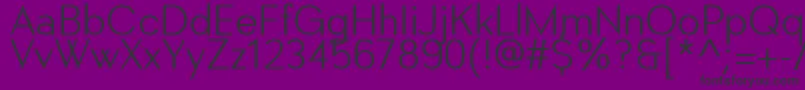 Montblanc Regular Font – Black Fonts on Purple Background