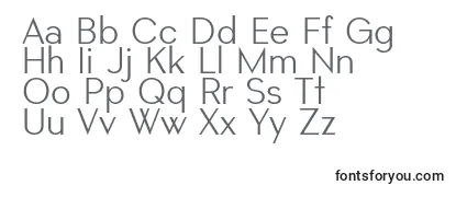 Montblanc Regular-fontti