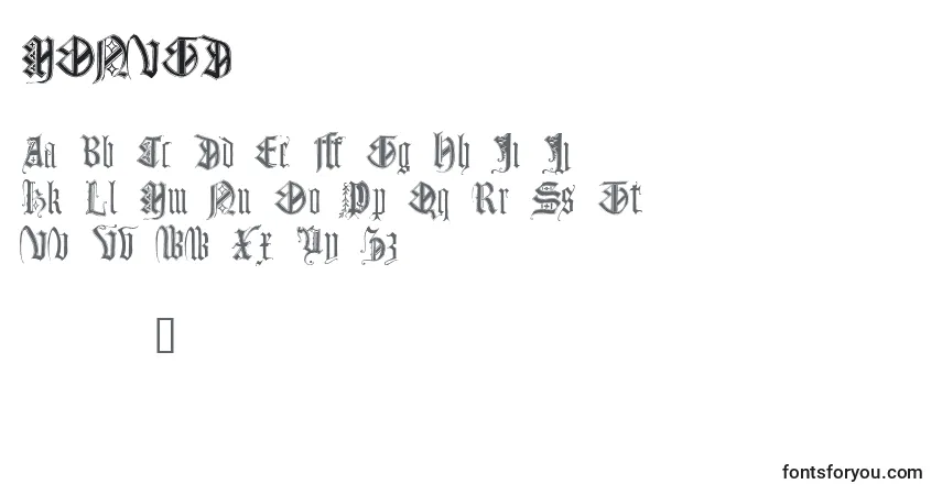 Шрифт MONUGD   (134840) – алфавит, цифры, специальные символы
