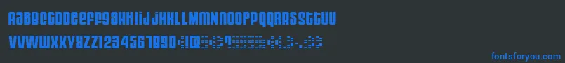 More about MOOG Font MOOG Font – Blue Fonts on Black Background