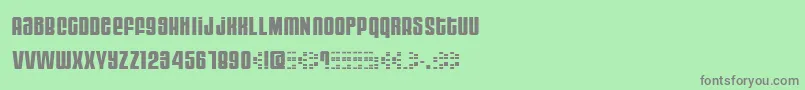 MOOG     Font – Gray Fonts on Green Background